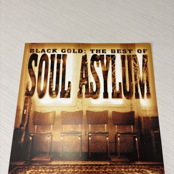 Soul Asylum 2000 Black Gold Best Of 2 sided promo poster Flawless New Old Stock - Picture 3 of 4